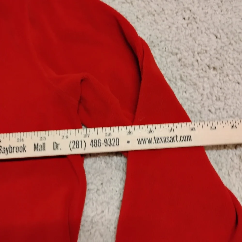 The North Face Sweater Mens 2XL XXL Red Polartec Fleece 1/4 Pullover Glacier